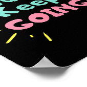 ビジネス保オンやる気を起こさせるナーティーに移動 ポスター (角)