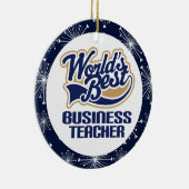 ビジネス先生のギフトのオーナメント セラミックオーナメント (右)
