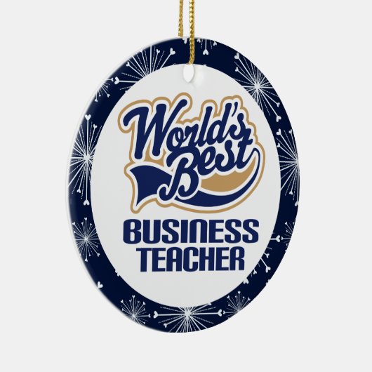 ビジネス先生のギフトのオーナメント セラミックオーナメント (右)
