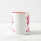 ビジネス先生のギフト(世界のベスト) ツートーンマグカップ (中央)