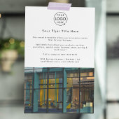 ビジネス写真チラシ | 白のマーケティング広告チラシ チラシ