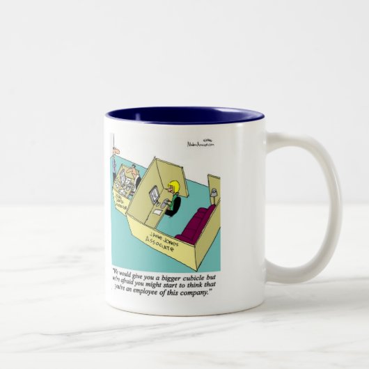 ビジネス分析者のコンサルタントとして生命# 1: 私達woul ツートーンマグカップ (右)