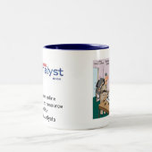 ビジネス分析者の役割: あい昧性のマグを除去して下さい ツートーンマグカップ (中央)