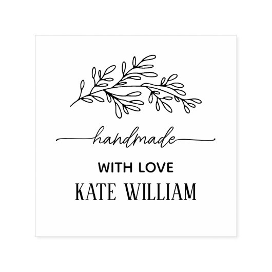 ビジネス別植物型ハンドメイド セルフインキングスタンプ (デザイン)