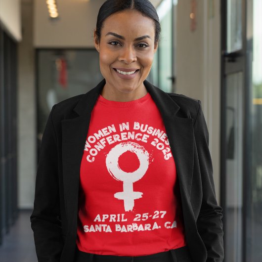 ビジネス動揺して会議の女性Tシャツ Tシャツ