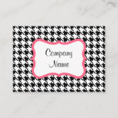 ビジネス千鳥格子のカード 名刺 (正面)