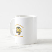 ビジネス卒業かわいい蜂 コーヒーマグカップ (正面左)