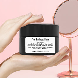 ビジネス原料リストのJARボトルをホワイトに ラベル