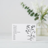 ビジネス及び美しい 名刺 (スタンド正面)