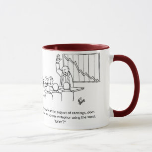 ビジネス収益ユーモアMug "Percenters" マグカップ