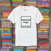 ビジネス名とロゴ | ホワイト メンズTシャツ Tシャツ