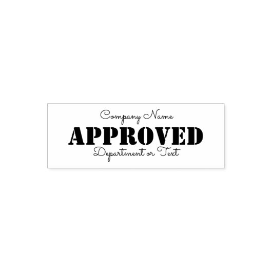 ビジネス名による承認 セルフインキングスタンプ (デザイン)