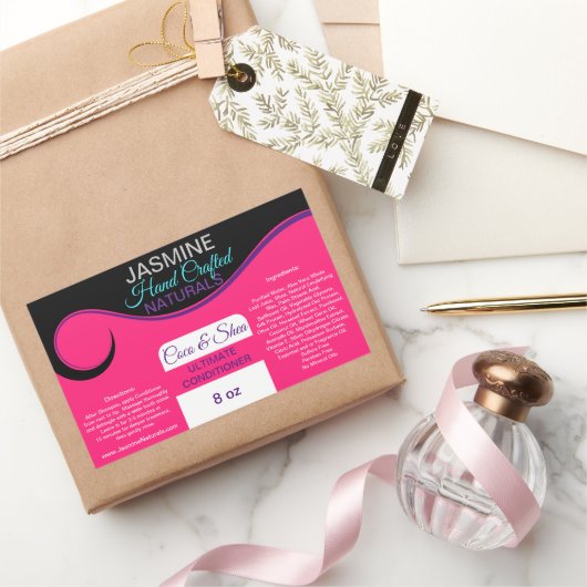 ビジネス名またはロゴコンテナーの矩形スタンプ 長方形シール (ギフト)