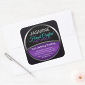 ビジネス名またはロゴ製品コンテナ スクエアシール (封筒)