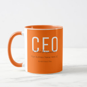ビジネス名オレンジCEO マグカップ