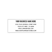 ビジネス名カスタムアドレスプロフェッショナルスタンプ セルフインキングスタンプ (デザイン)