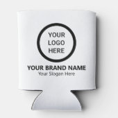 ビジネス名カスタムロゴ折りたたみ可能プロモーション 缶クーラー (裏面)