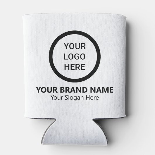 ビジネス名カスタムロゴ折りたたみ可能プロモーション 缶クーラー (裏面)