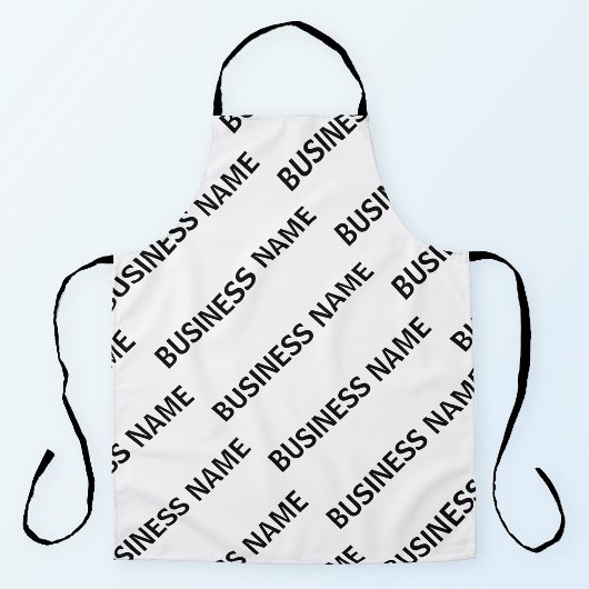 ビジネス名パターン |黒と白 エプロン