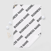 ビジネス名パターン |黒と白 ゴルフタオル (インサイチュ)