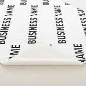 ビジネス名パターン |黒と白 シェルパブランケット (3/4)