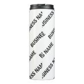 ビジネス名パターン |黒と白 タンブラー (裏面)