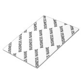 ビジネス名パターン |黒と白 ノートパッド (アングル)