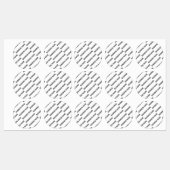 ビジネス名パターン |黒と白 ラベル (シート)