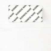 ビジネス名パターン |黒と白 横断幕 (インサイチュ)