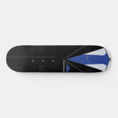 ビジネス名パーソナライズされたブラックスーツSKATEBOARD スケートボード (横)
