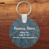 ビジネス名マーケティングパーソナライズされたキーリング キーホルダー (正面)