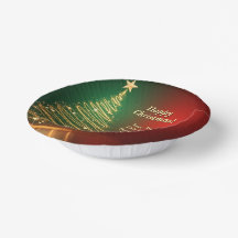 ビジネス名メッセージグリーンクリスマスツリー