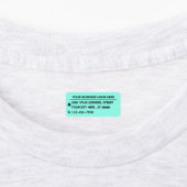 ビジネス名住所 シールの例 ラベル (貼付)