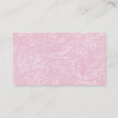 ビジネス名刺を結婚するレトロのヴィンテージ 名刺 (裏面)