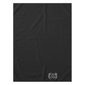 ビジネス名独自の会社文字の作成 テーブルクロス (正面)