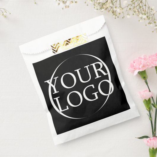 ビジネス名独自の会社文字の作成 フェイバーバッグ (封をした状態)