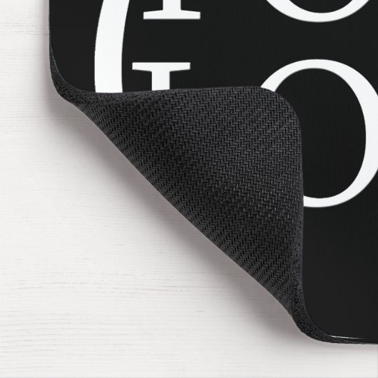 ビジネス名独自の会社文字の作成 マウスパッド (コーナー)