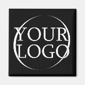 ビジネス名独自の会社文字の作成 マグネット (正面)