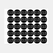 ビジネス名独自の会社文字の作成 ラベル (シート)