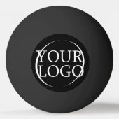 ビジネス名独自の会社文字の作成 卓球ボール (正面)