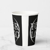 ビジネス名独自の会社文字の作成 紙コップ (右)