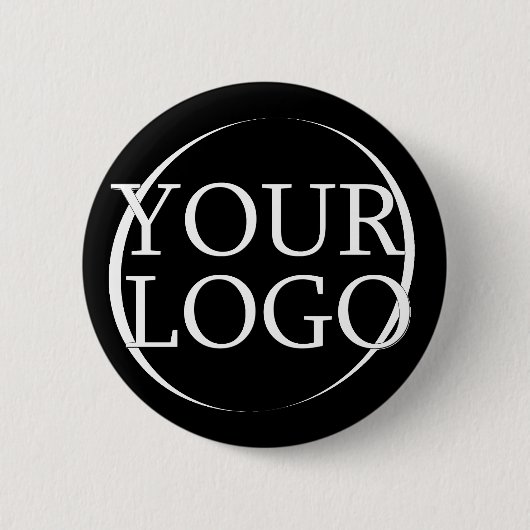 ビジネス名独自の会社文字の作成 缶バッジ (正面)