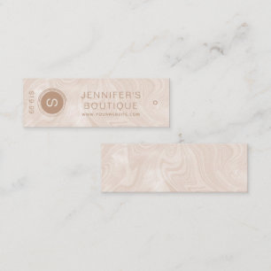 ビジネス名衣料品価格サイズつるラベル大理石 コーリングカード