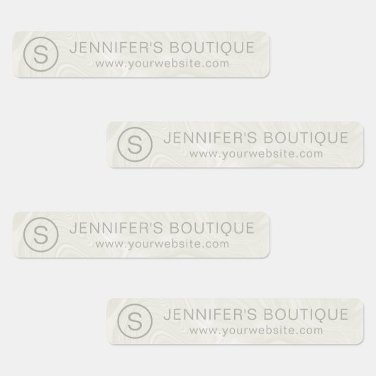 ビジネス名衣類サイズラベル大理石 ラベル (グループ)