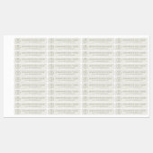 ビジネス名衣類サイズラベル大理石 ラベル (シート)