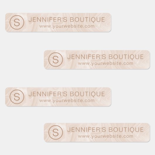 ビジネス名衣類サイズラベル大理石 ラベル (グループ)