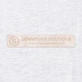 ビジネス名衣類サイズラベル大理石 ラベル (デザイン1)