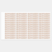 ビジネス名衣類サイズラベル大理石 ラベル (シート)