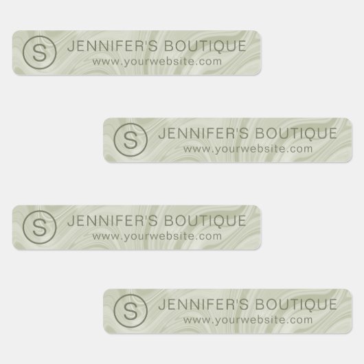 ビジネス名衣類サイズラベル大理石 ラベル (グループ)