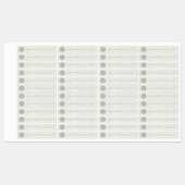 ビジネス名衣類サイズラベル大理石 ラベル (シート)